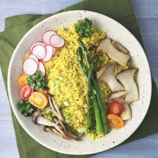 Curried Cauliflower Rice