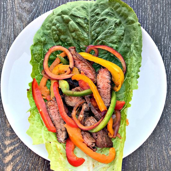 Low Carb Steak Lettuce Wraps