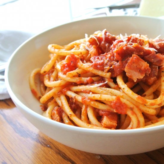 Bucantini all’Amatriciana