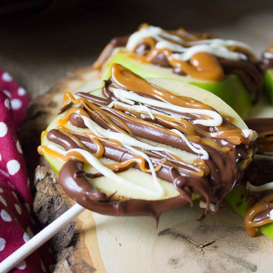 Caramel Apple Slices