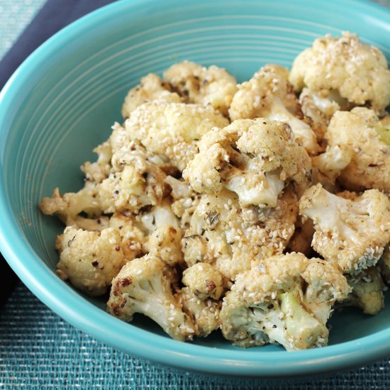 Roasted Cauliflower with Sesame