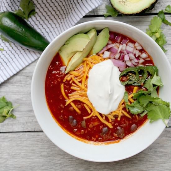 Vegan Beer Chili