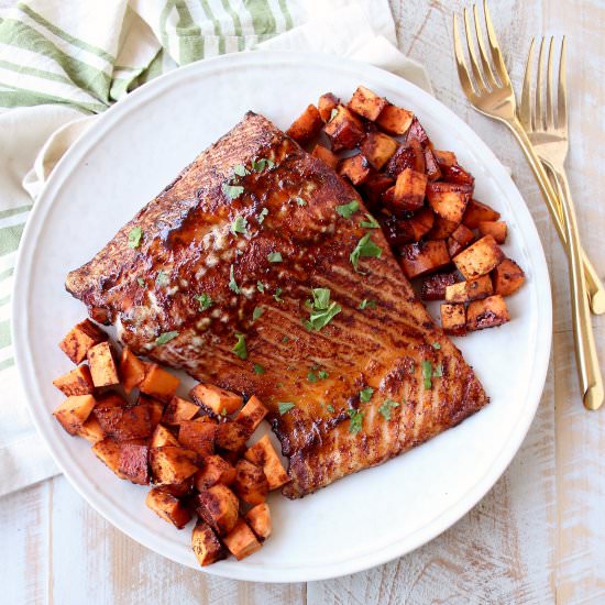 Cinnamon Chipotle Salmon