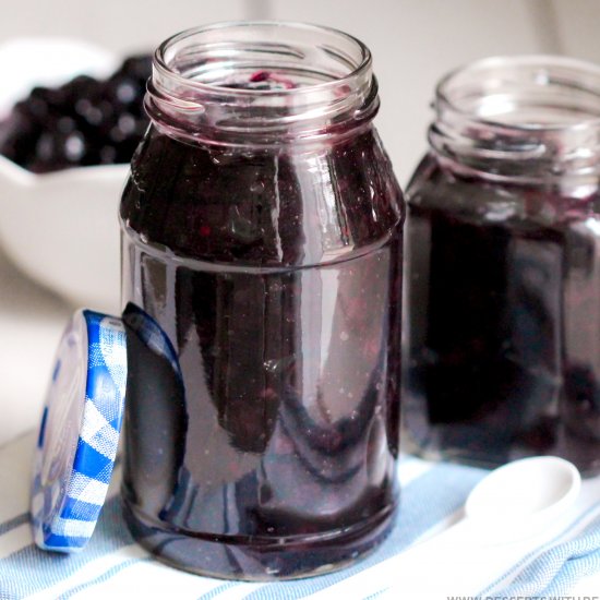 Healthy Blueberry Compote Topping