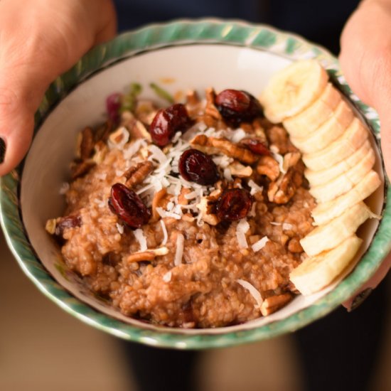 Apple Cranberry Instant Pot Oats