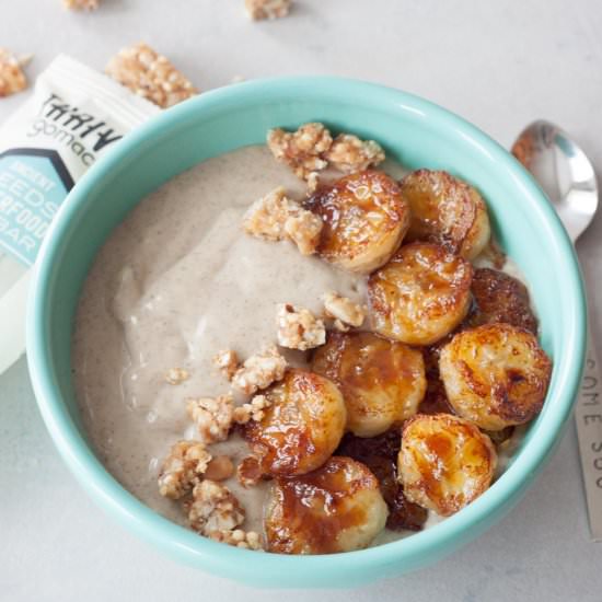 Bananas Foster Smoothie Bowl