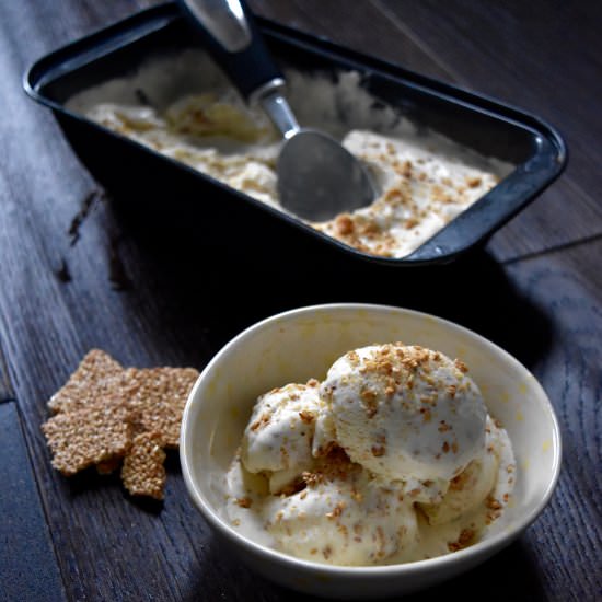 Honey & Sesame Ice Cream