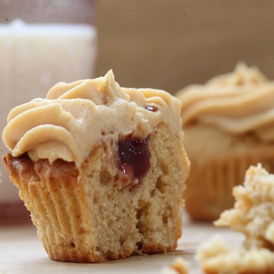 PBJ Cupcakes