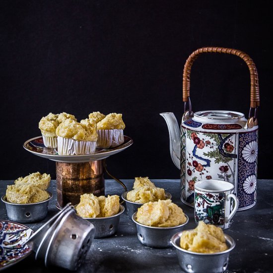 Steamed Pumpkin Cupcakes