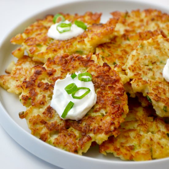 Healthy Cauliflower Fritters