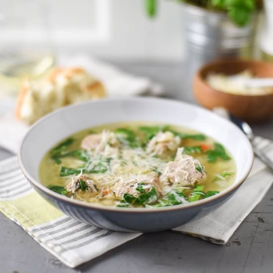 Slow Cooker Italian Wedding Soup