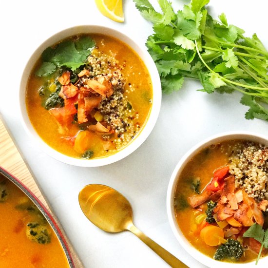 Spicy Coconut Curry Soup