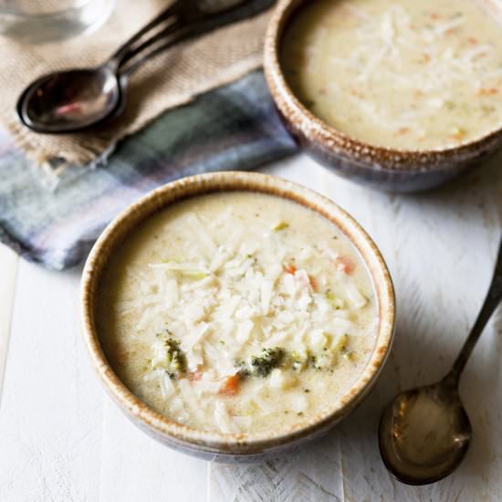 Broccoli Cheese & Potato Soup