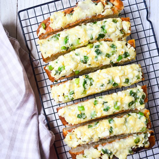 Three Cheese Garlic Bread