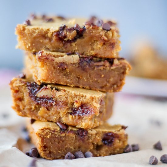 Healthy Cookie Dough Bars