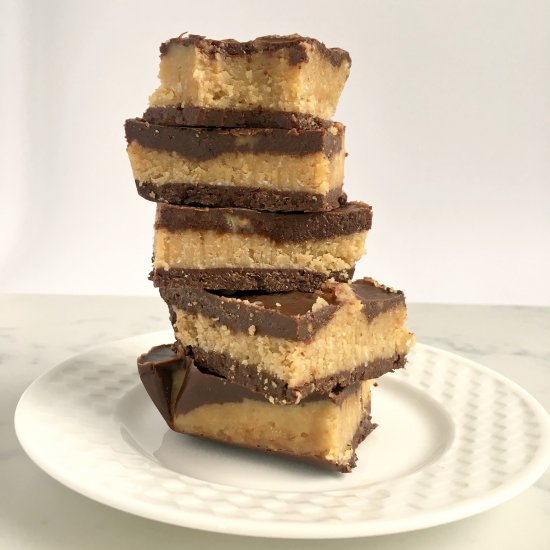 Salted Chocolate Peanut Butter Bars