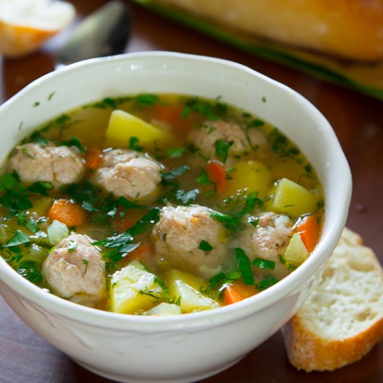 Chicken Meatball Soup