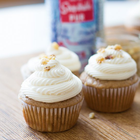 Salted maple caramel cupcakes