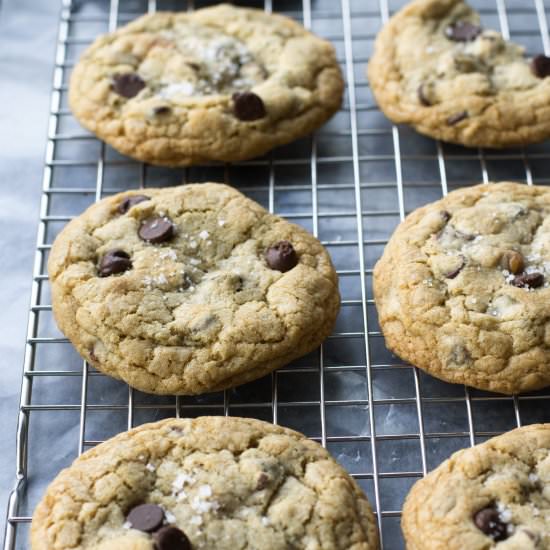 salted caramel chocolate cookies