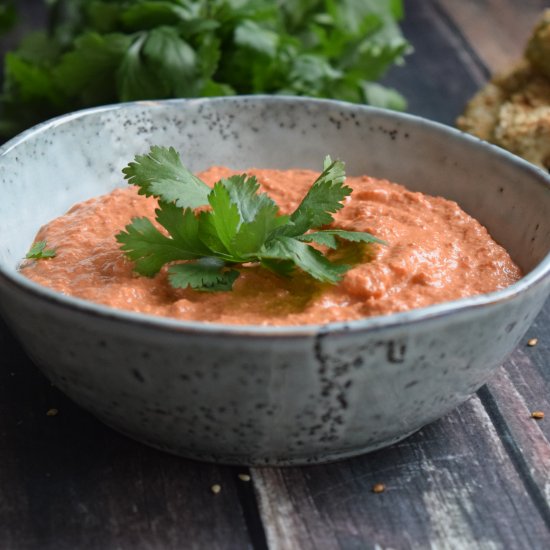 Muhammara (Red Pepper Walnut Dip)