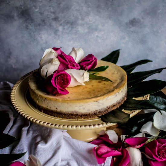 Rose Mascarpone Cheesecake