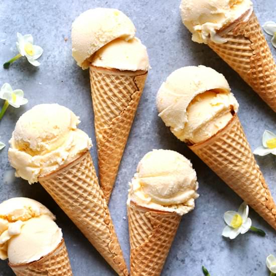 Meyer Lemon Ice Cream