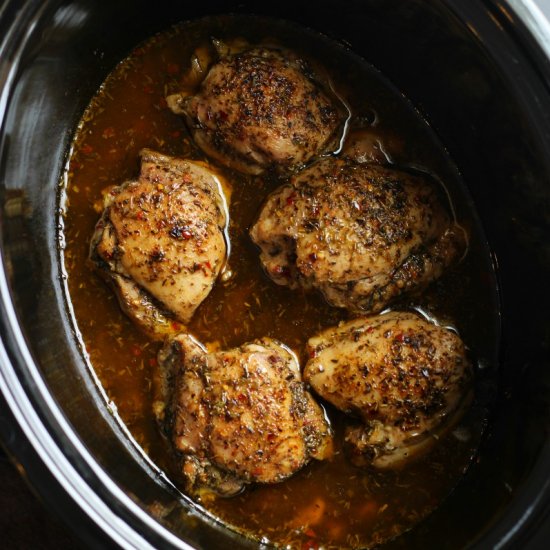 Slow Cooker Jamaican Jerk Chicken