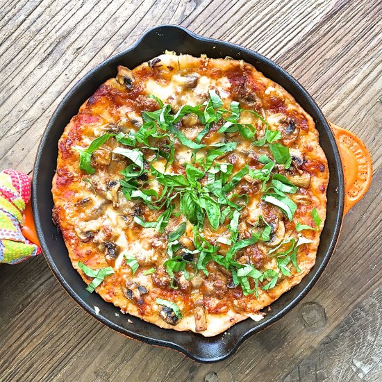 Cast Iron Skillet Pizza