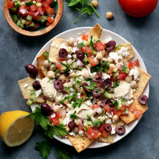 Mediterranean Nachos