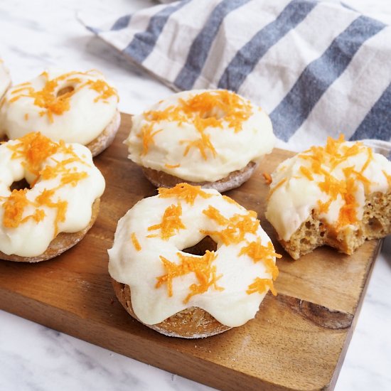 Delicious Carrot Cake Donuts