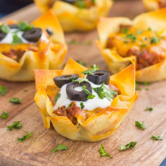 Cheesy Taco Cups