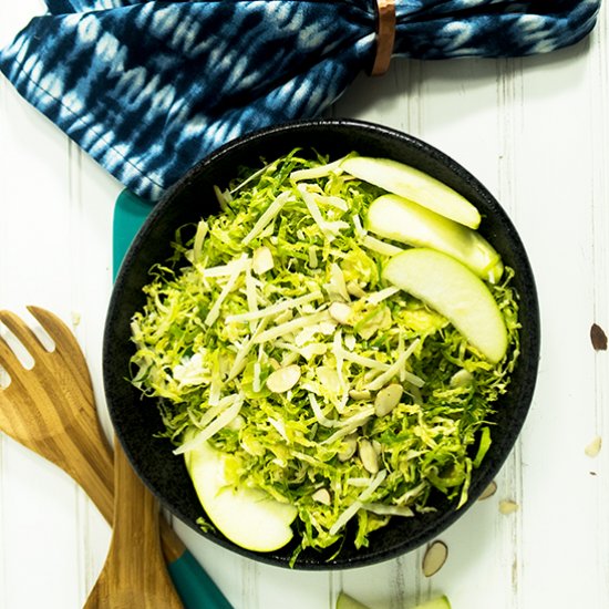 Shaved Brussels Sprouts Salad