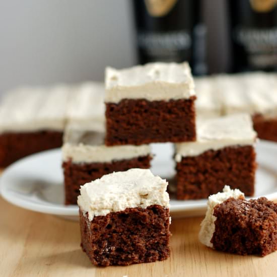 Guinness Chocolate Fudge Cake