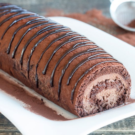 Chocolate Swiss Roll