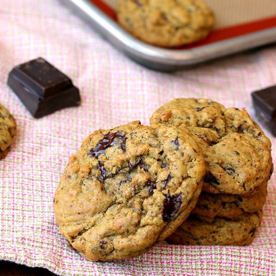 Lower Sugar Chocolate Chip Cookies