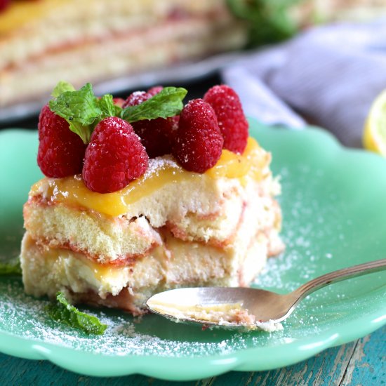 Raspberry Lemon Tiramisu