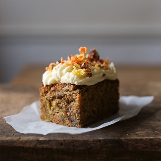 Golden Beetroot Carrot Cake