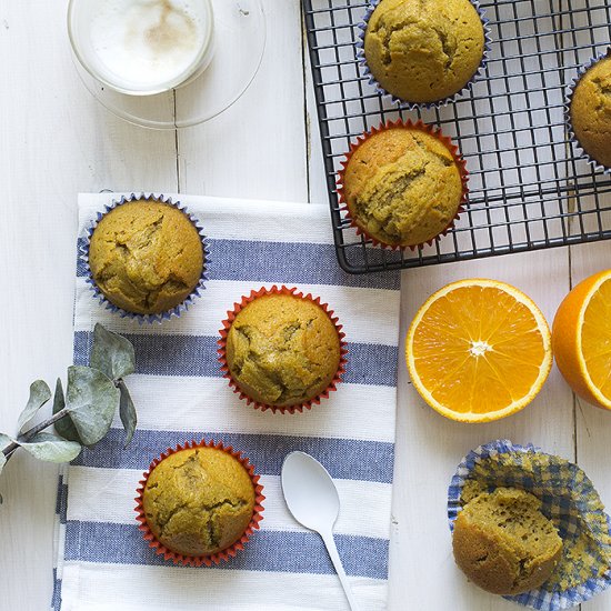 Cafe latte muffins