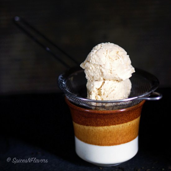 Masala Chai Ice-cream – No Churn