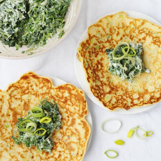 Leek Pancakes