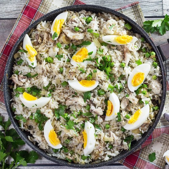 British Rice with Smoked Fish