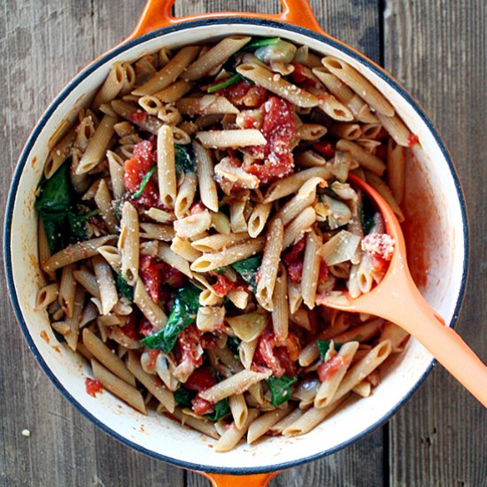 5-Ingredient Tomato Artichoke Penne