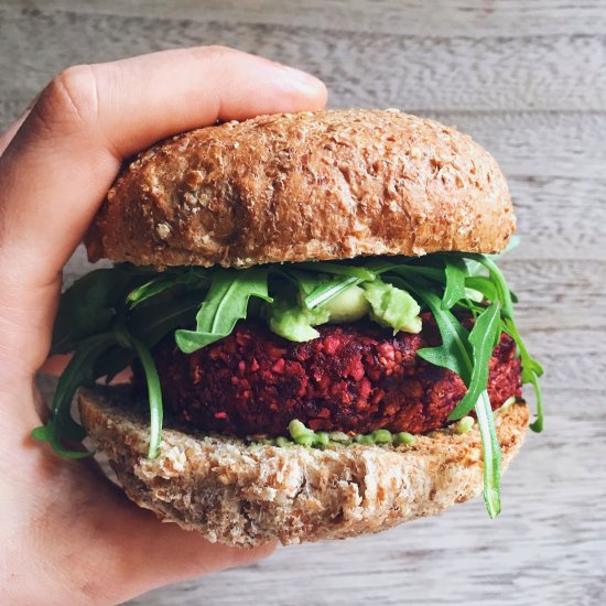 Beetroot burger