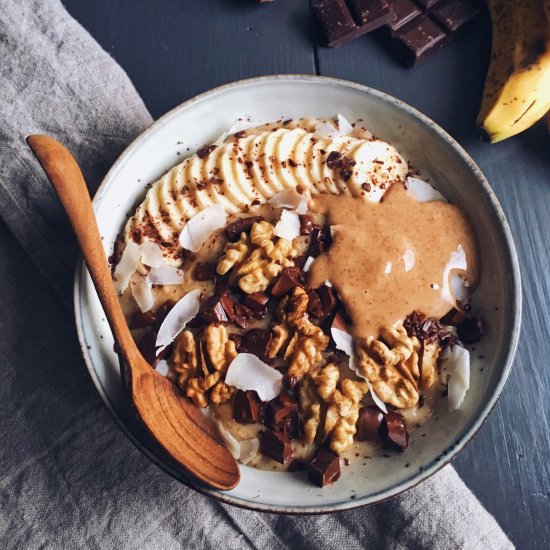 Chunky Monkey Porridge