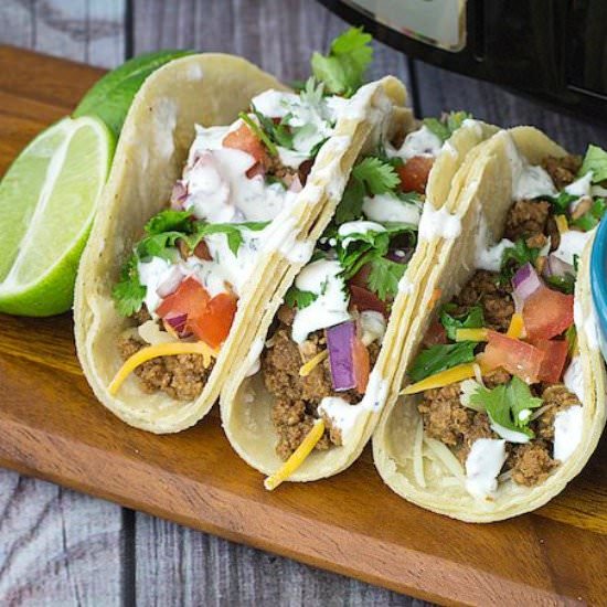 Slow Cooker Taco Meat