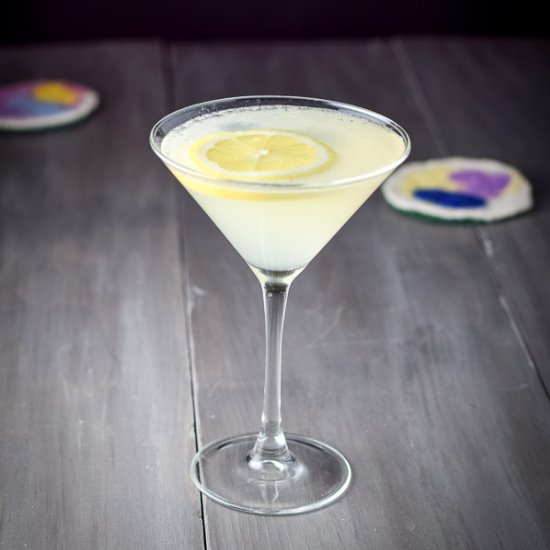 Lemon Drop Martini Cocktail