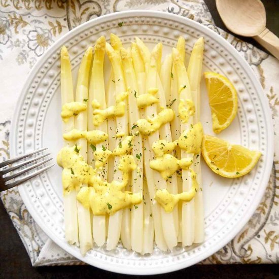 White Asparagus + Provençal Mayo