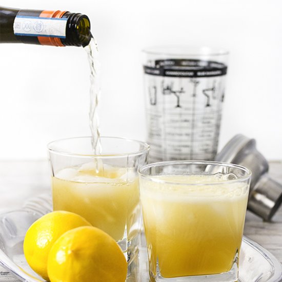 Meyer Lemon Cognac French 75