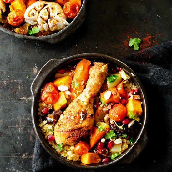 Moroccan Chicken with Dates