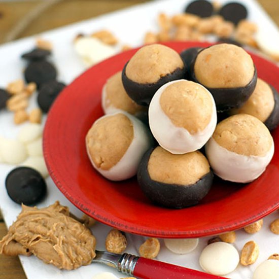 Chunky Peanut Butter Buckeyes